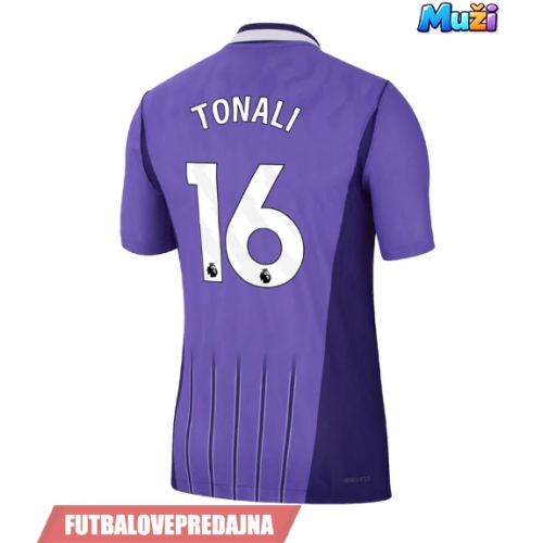 Lacne Muži Futbalové dres Tottenham Hotspur Sandro Tonali #16 2026-27 Krátky Rukáv - Tretina